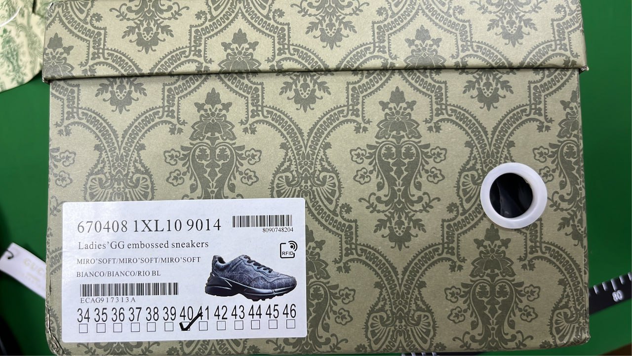 Gucci Rhyton Leather Sneakers with Logo Patch [36 styles] -4