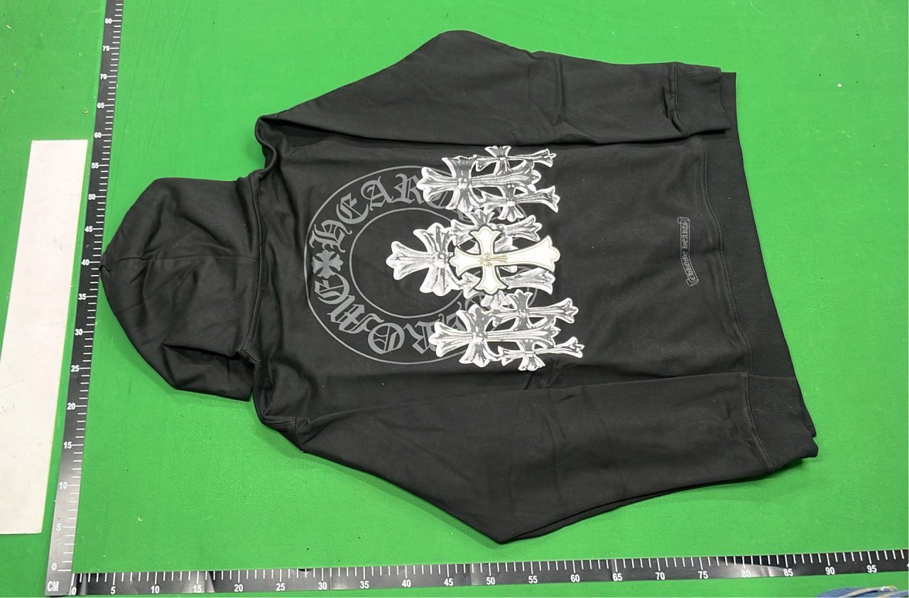 Chrome Hearts Black Hoodie with Purple Embroidery [36 styles] -2