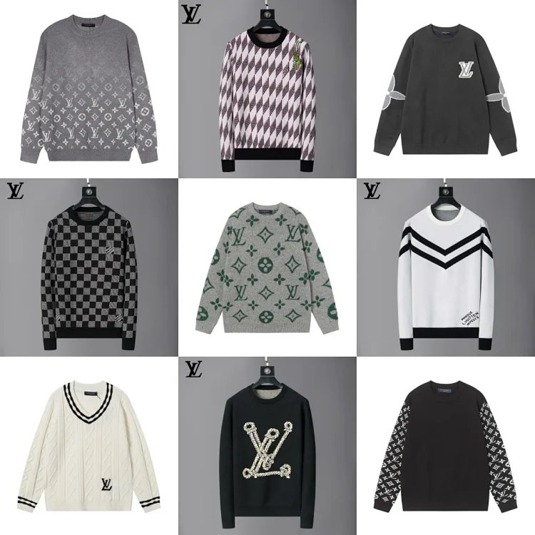 Louis Vuitton MonogramCheckerboardVarsity Sweaters [20 styles]