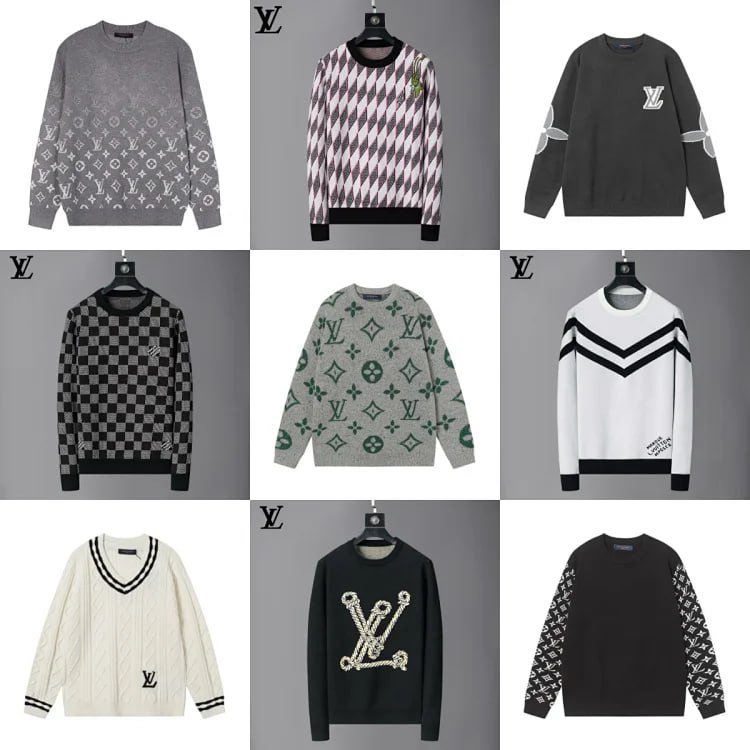  Louis Vuitton MonogramCheckerboardVarsity Sweaters [20 styles] -2