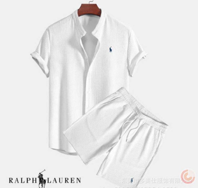 Ralph Lauren Polo Short Sleeve Shirt & Shorts Set [5 styles -2