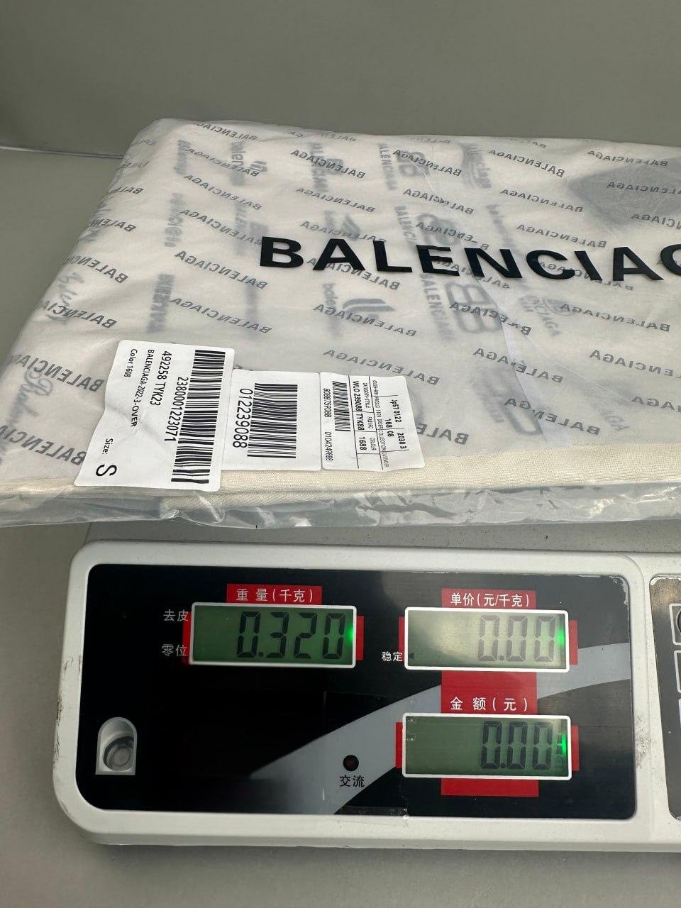  Balenciaga Logo Grid T-Shirt [5 styles] -4