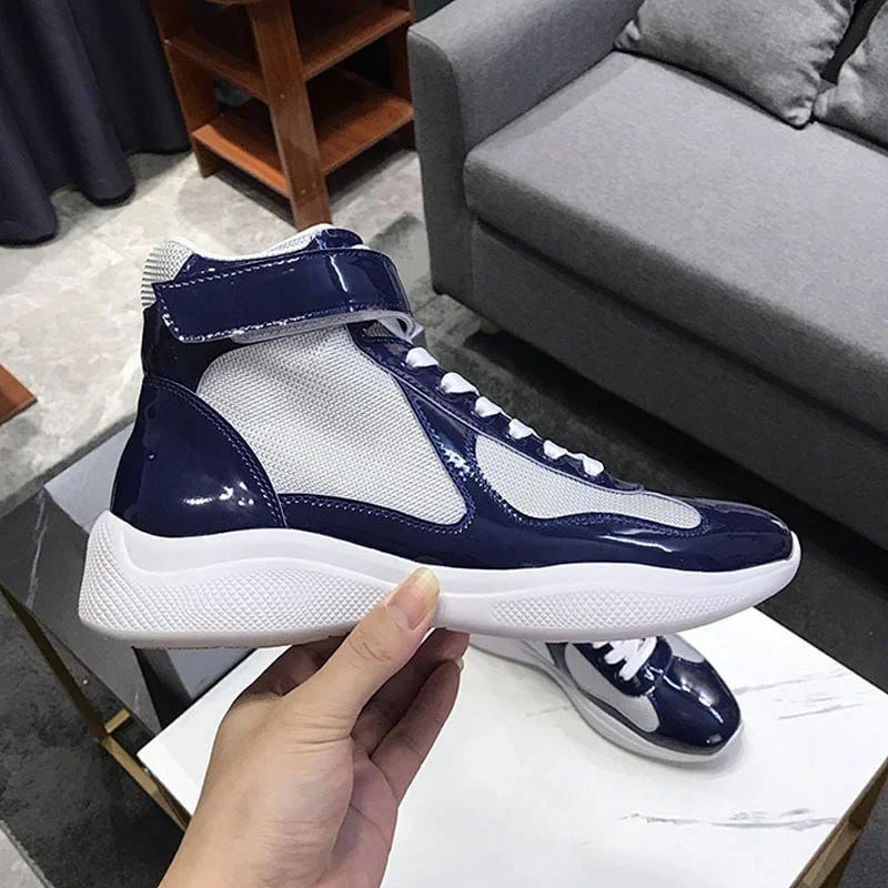 Prada America's Cup Shoes High-Top Sneakers -3
