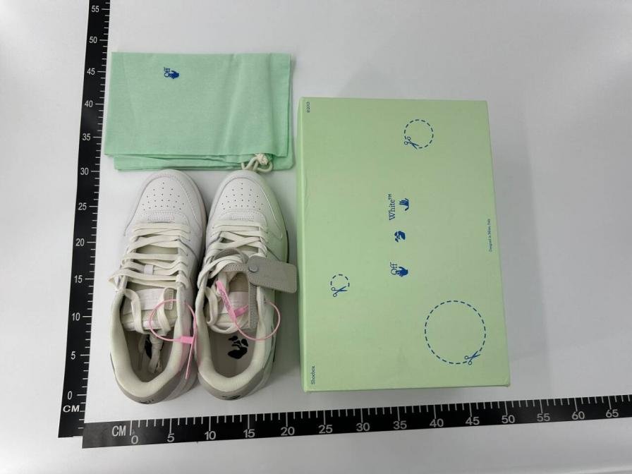 Off-White x Nike Air Jordan 1 High OG Black White  Shoes -2