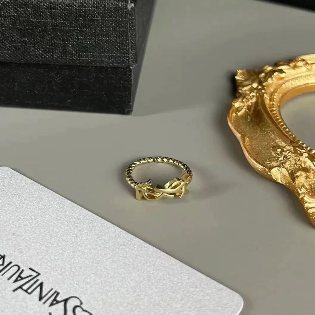 Yves Saint Laurent Monogram Ring [2 styles] -3