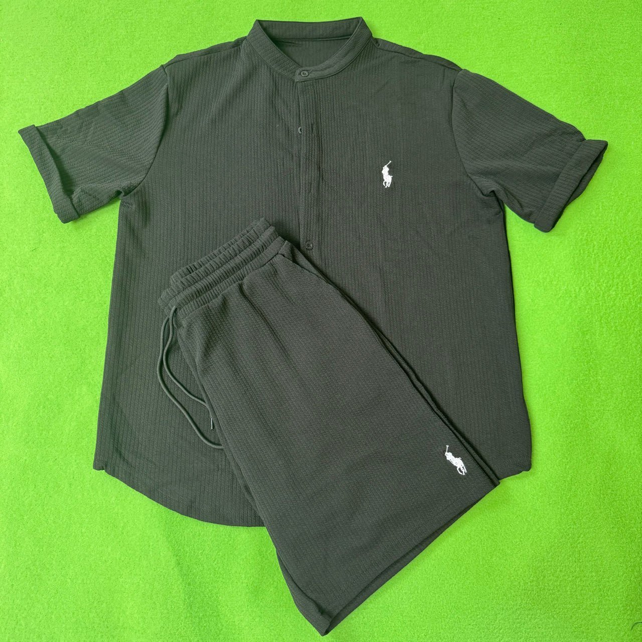 Ralph Lauren Lacoste  T-shirt tee shorts Suits set -2