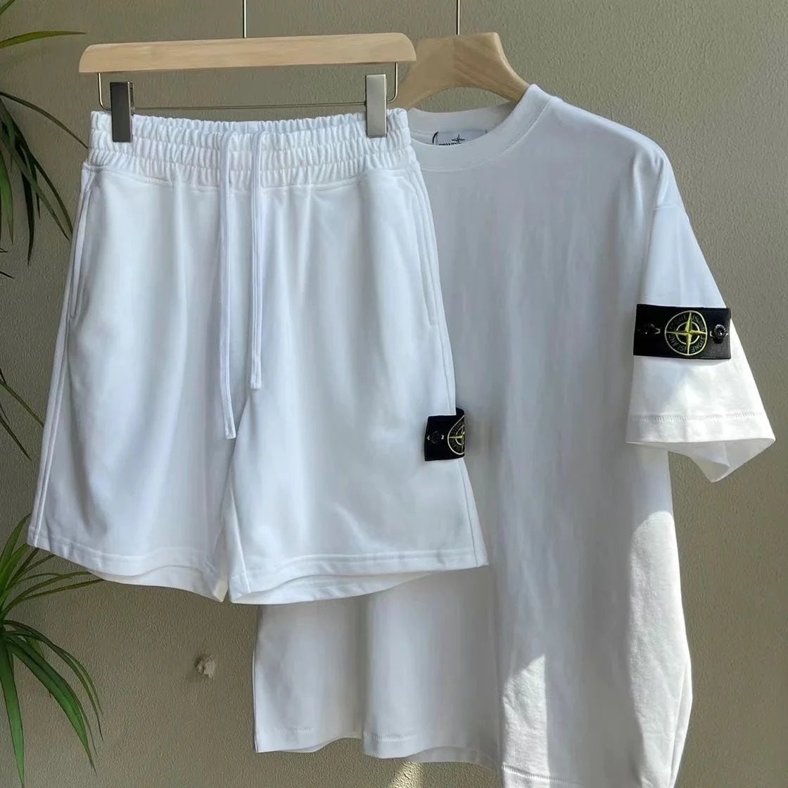 Stone Island T-shirt tee Shorts Suits -4
