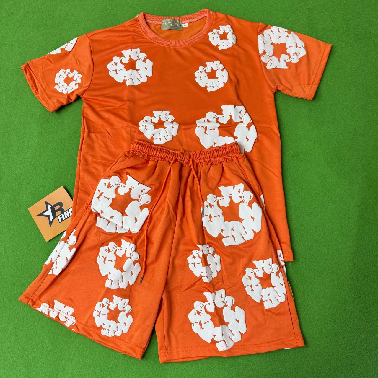 DENIM TEARS suitt-shirtshort sleeveteeshortsset -2