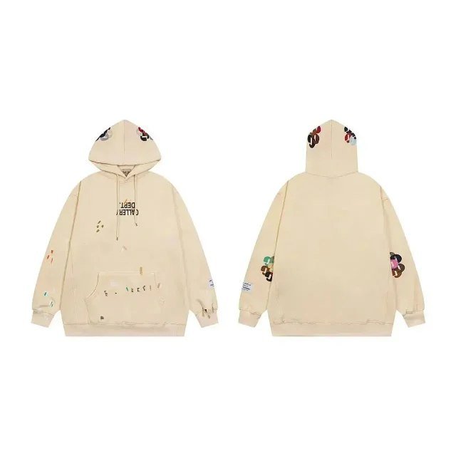 Stussy Stussy Angel Bear Flower Windmill Eight Ball Crown Print Sweatshirt -3