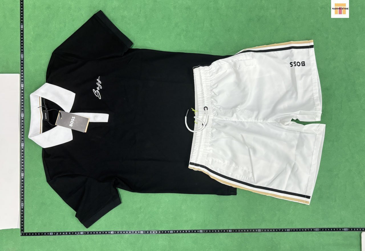 Boss Polo Shirt  Boss Shorts -3