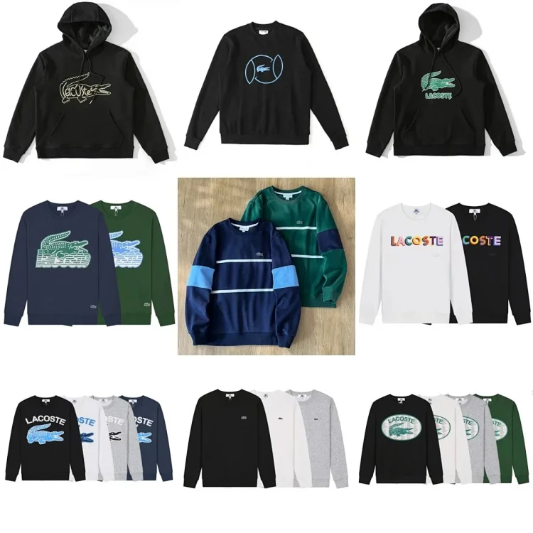 Lacoste Crocodile Logo Hoodies