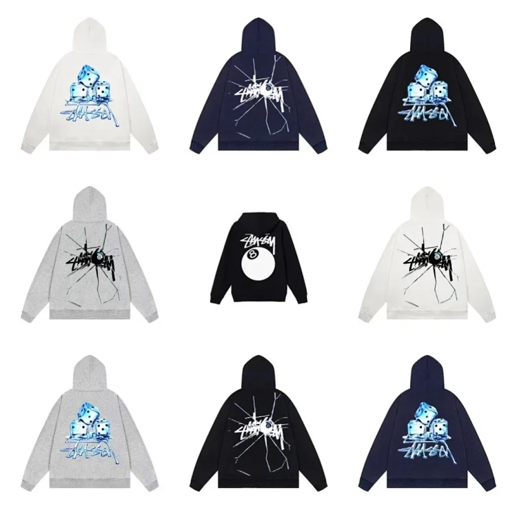  Stussy Dice & Shattered Logo Hoodies [40 styles]
