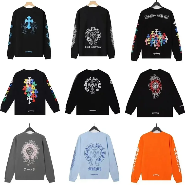 Chrome Hearts Cross Long Sleeve Sweatshirts [40 styles]