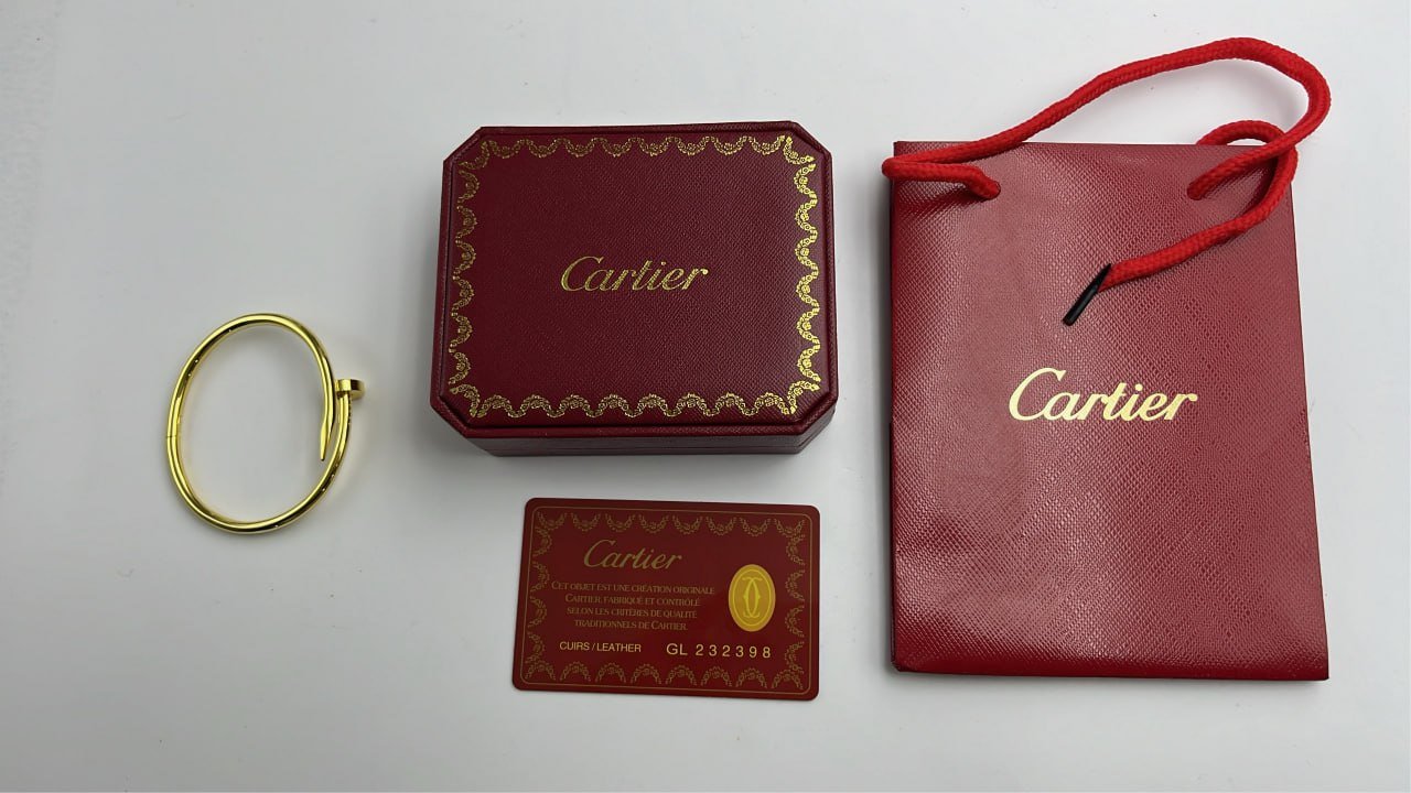 Cartier Juste un Clou Bracelet Gold and Silver Nail Design Jewelry [3 styles] -2