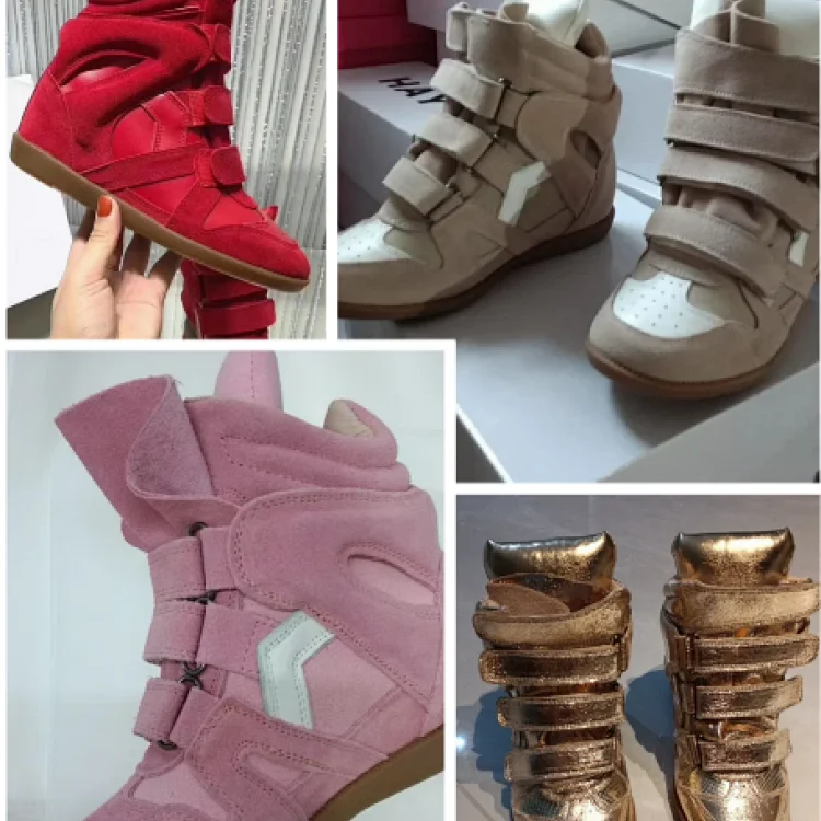 MAYA Wedge High Sneakers [16 s