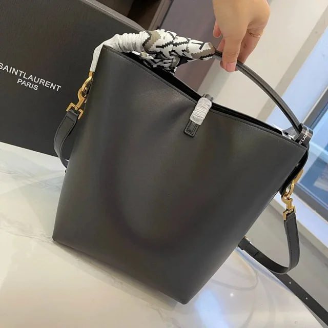 Saint Laurent YSL Monogram Tote Bag -3