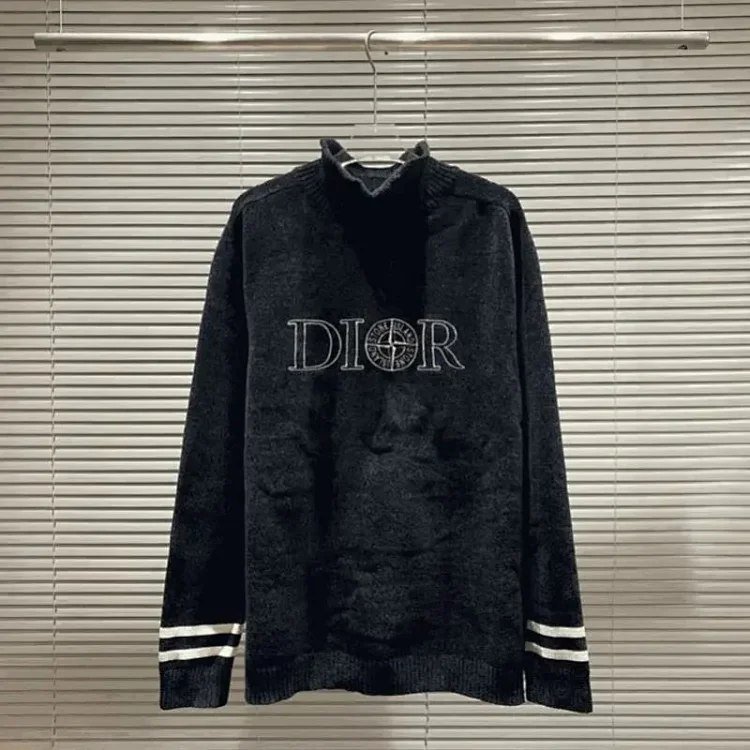 DIOR Letter Embroidered Turtleneck Sweater [28 styles] -2
