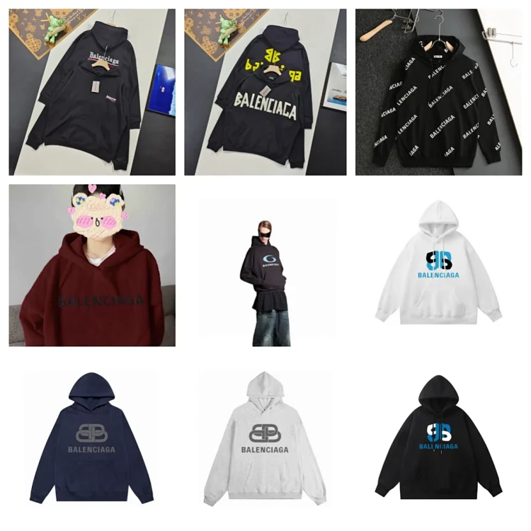 Balenciaga Logo Hoodie [9 styl