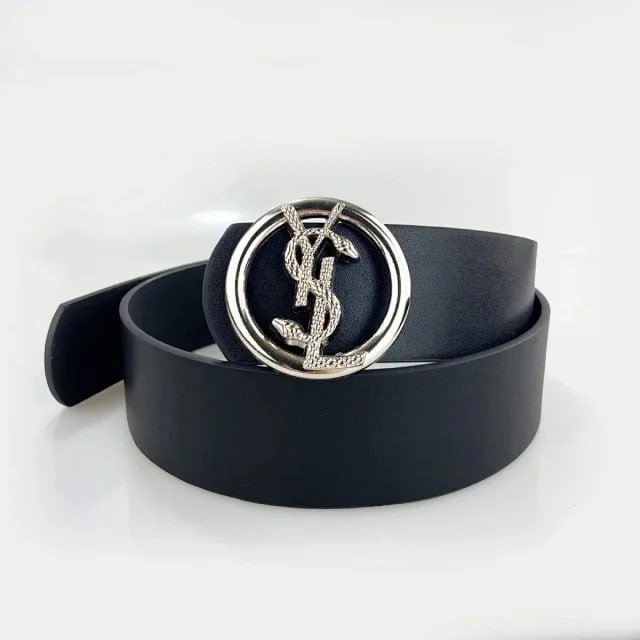 YSL Monogram Circle Buckle Belt [1 style] -2