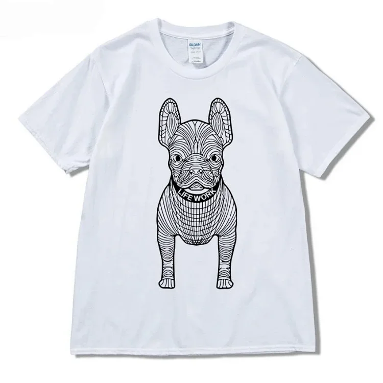 Gildan French Bulldog Line Art