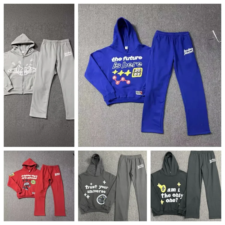 Broken Planet HoodiePants Set 