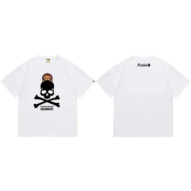 BAPE Ape Head Loose Round Neck Cotton T-Shirt [40 styles] -2