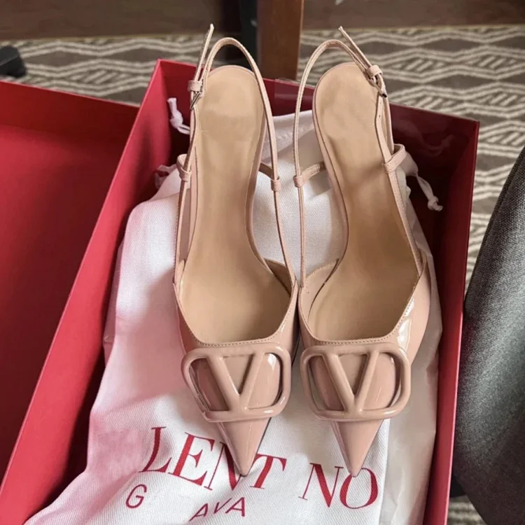 Valentino VLogo Slingback Pump