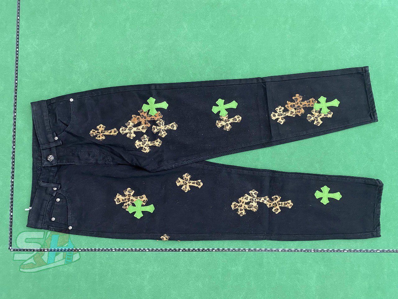 Chrome Hearts Cross Patch Denim Jeans [30 styles] -3