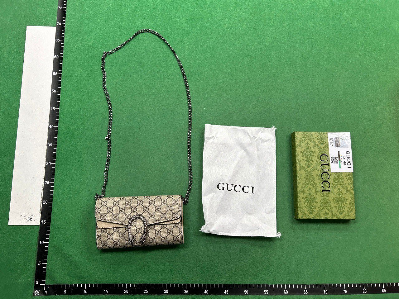  Gucci genuine leather bag -3