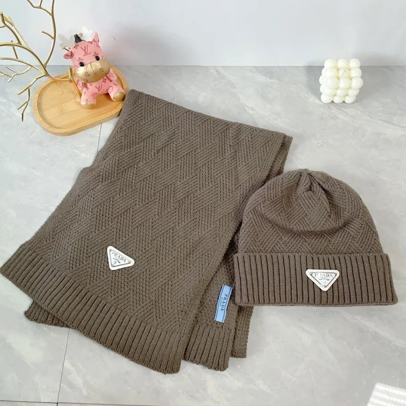 gucci moncler chanel lv Beanie Scarf -4