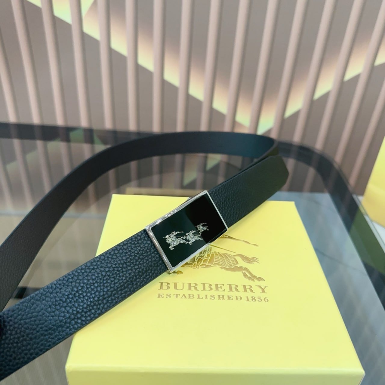 Burberry belt high quality -4