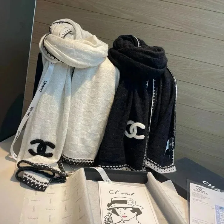 Chanel CC Logo Scarves [15 styles] -3