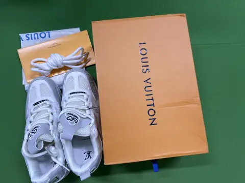 Louis Vuitton Skate Low White Grey -3