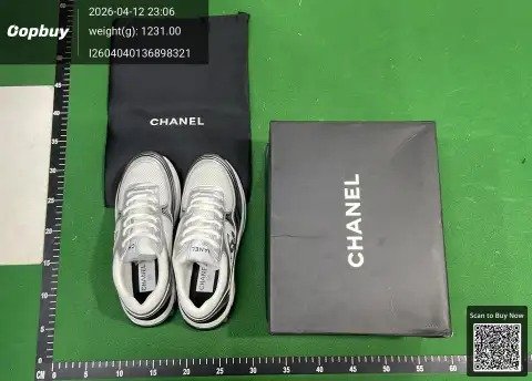 Chanel-style Yinyuandawang sneakers for women, 2024 new arrival—mesh, versatile low-top casual shoes with a thick sole, also known as dad shoes. -2
