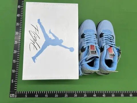 Putian shoes high version wholesale AJ 4 Black and White Cat Midnight Blue and White Cement Red Button Joe 4 Sports Air Cushion Basketball Men's and Women's Shoes- OMGBUY -3