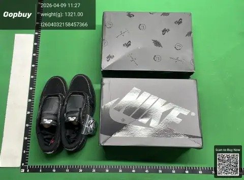 Authentic replica Putian shoes AJ 1 Low Barb Hiroshi Fujiwara TS Joint Lightning Men and Women Couple Casual Sneakers Sneakers- OMGBUY -4