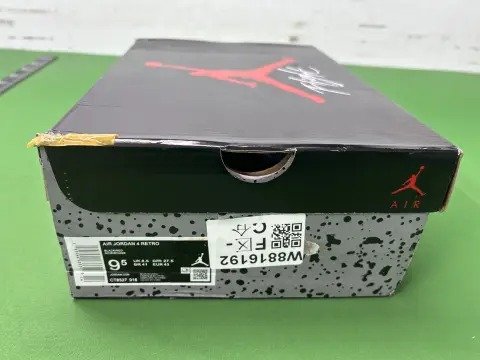 Cross-border AJ 4 White Sail Electric Mother Black Red White Cement Big Paris Air Cushion Basketball Shoes Joe 4 Non-slip Men's and Women's Shoes Sneakers- OMGBUY -5