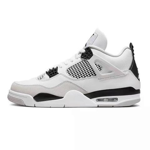 jump 5-Cross-border AJ 4 White Sail Electric Mother Black Red White Cement Big Paris Air Cushion Basketball Shoes Joe 4 Non-slip Men's and Women's Shoes Sneakers-reptz 01 -5
