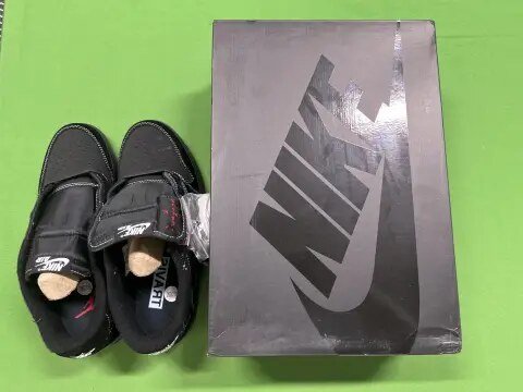 Air Jordan 1 Low Travis Scott Style Couple Sneakers -2