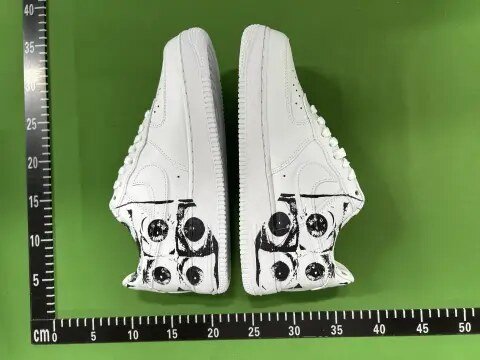 Comme des Garcons x Air Force 1 Black and White -3