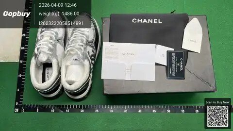 Chanel-Style Women's Mesh Platform Sneakers -2