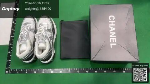 Chanel-Style Women's Mesh Platform Sneakers -3