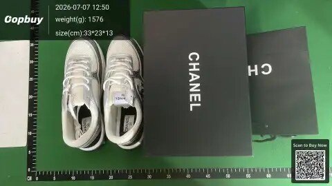 Chanel-Style Women's Mesh Platform Sneakers -4