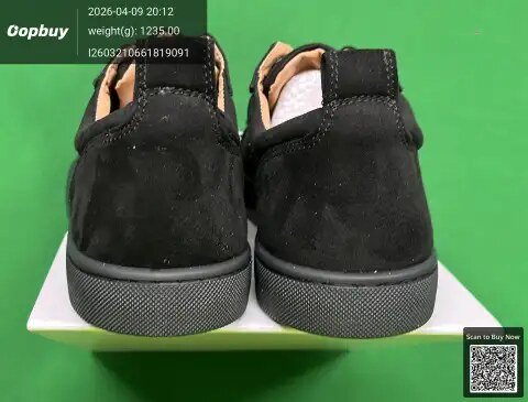 Christian Louboutin Studded Red Sole Sneakers -4