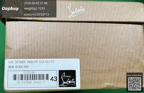 Christian Louboutin Studded Red Sole Sneakers -5