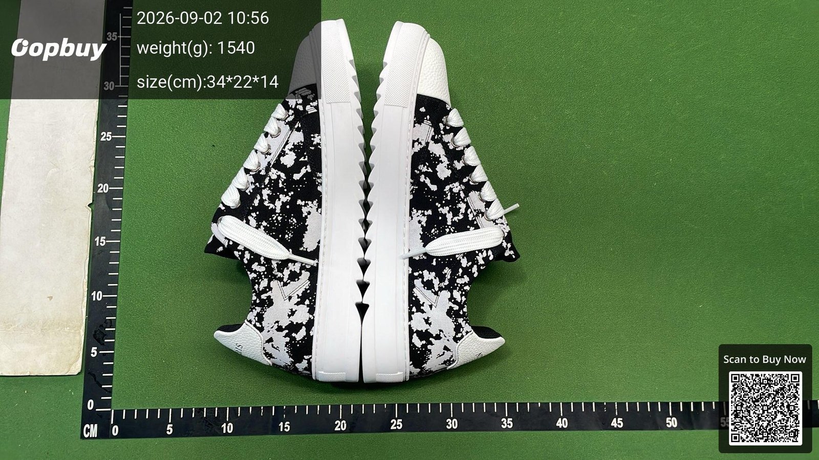 NUMERIS Hand-Painted Canvas Sneakers -4