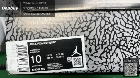 Putian shoe factory offers cross-border direct supply of AJ3 Hiroshi Fujiwara White Cement, Black Samurai, White Cat, and Red Robin... -5