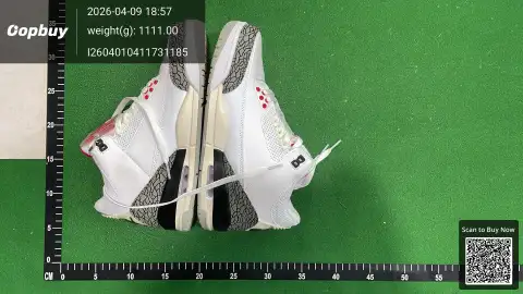 Putian shoe factory offers cross-border direct supply of AJ3 Hiroshi Fujiwara White Cement, Black Samurai, White Cat, and Red Robin... -2