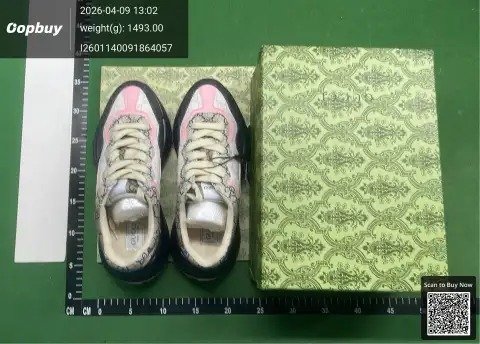 Shipped the same day: G brand color-block dad shoes, 2025 spring new arrivals—casual printed platform sneakers with signature monogram, unisex. -6