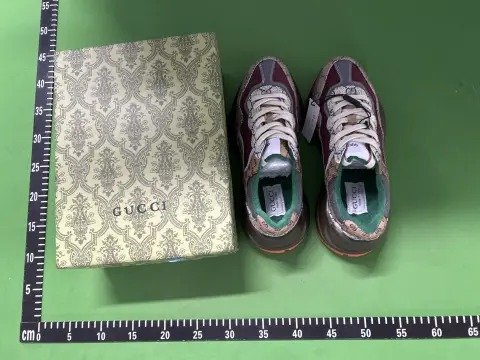 Shipped the same day: G brand color-block dad shoes, 2025 spring new arrivals—casual printed platform sneakers with signature monogram, unisex. -4